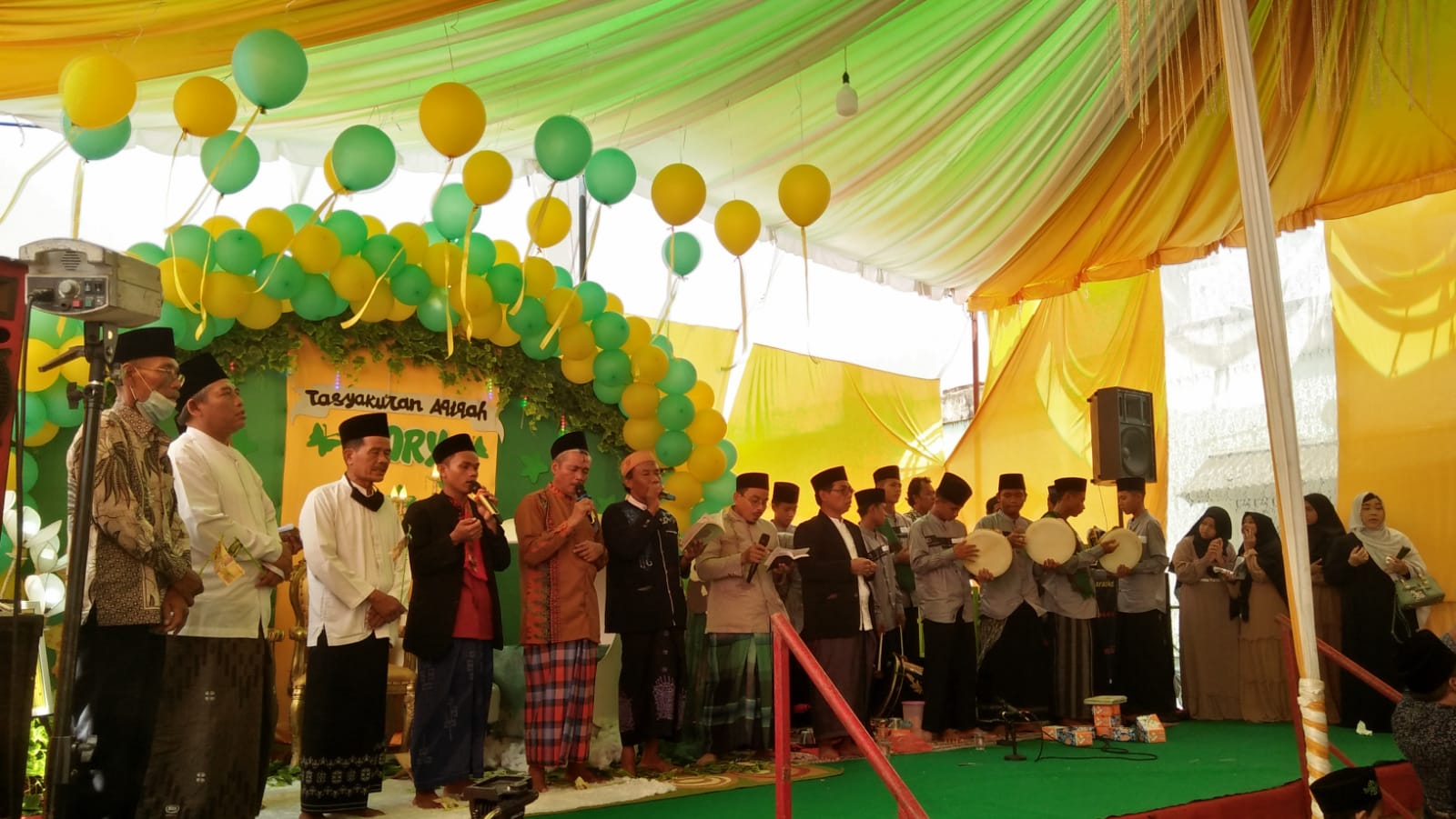 KH. M. Jazuli Ketua PCNU Muba Tasyakuran Aqiqah Cucu Kedua