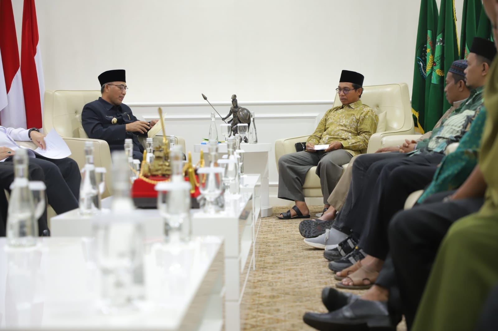 PCNU Muba bersama Banom Menemui PJ. Bupati Muba