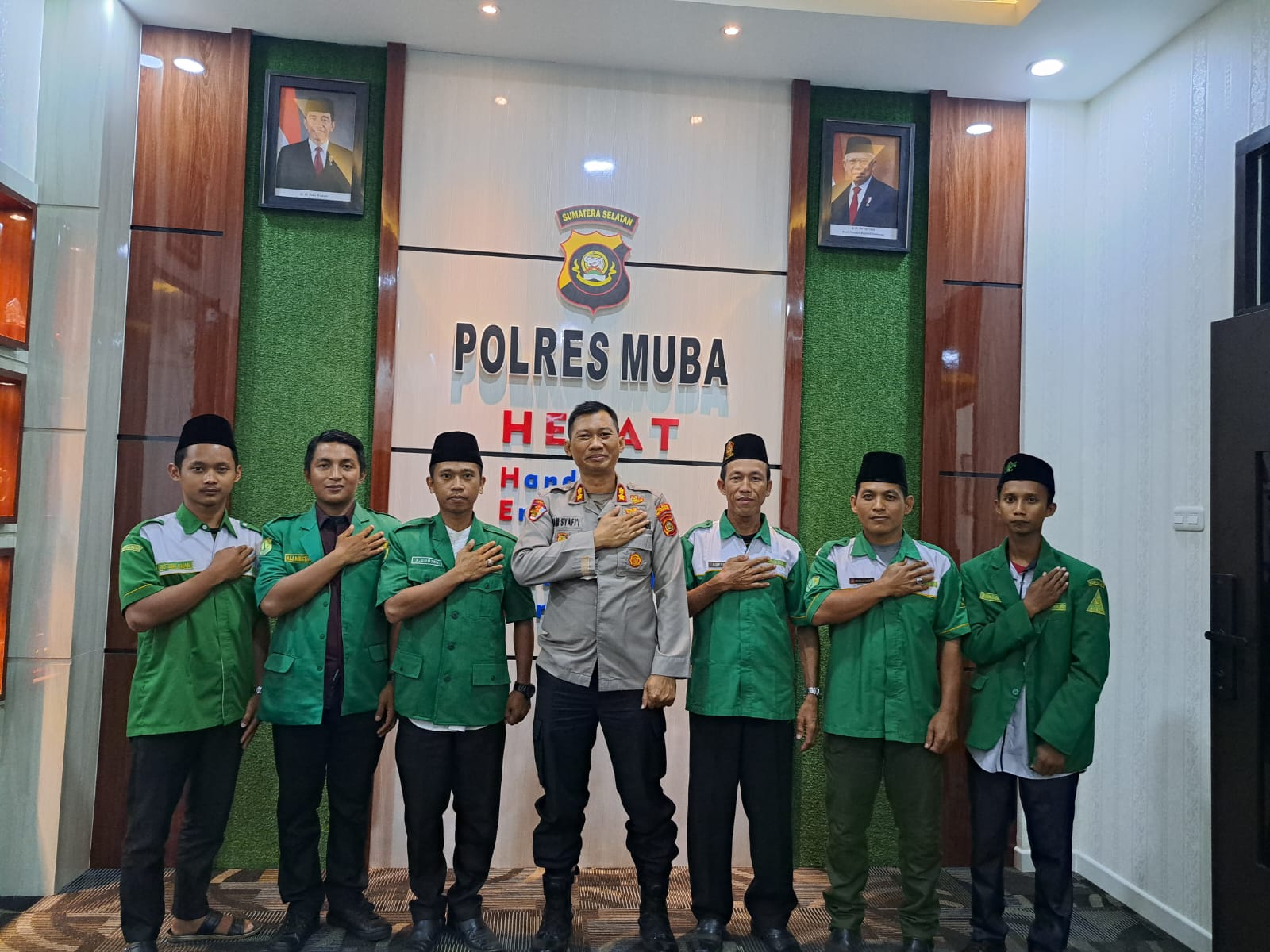 Ketua GP. Ansor Muba Silaturahim di Polres Muba Ketua GP. Ansor Muba Silaturahim di Polres Muba