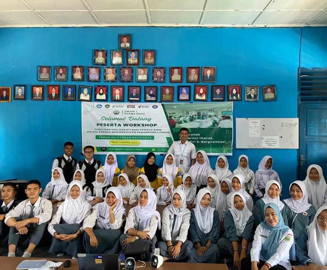 “TUGELIT” WUJUDKAN SISWA SMAN 1 SANGA DESA YANG LITERAT, CERDAS, DAN BERKARAKTER